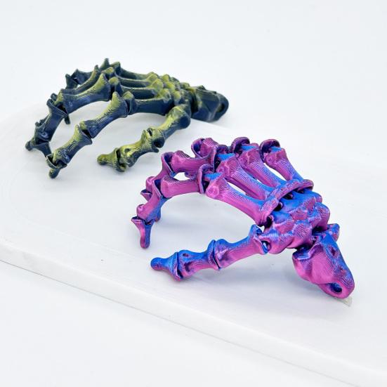 Ghost Hand Decoration Realistic 3D Printed Skeleton Hand Model Haunted House Ornament DIY Project Accent