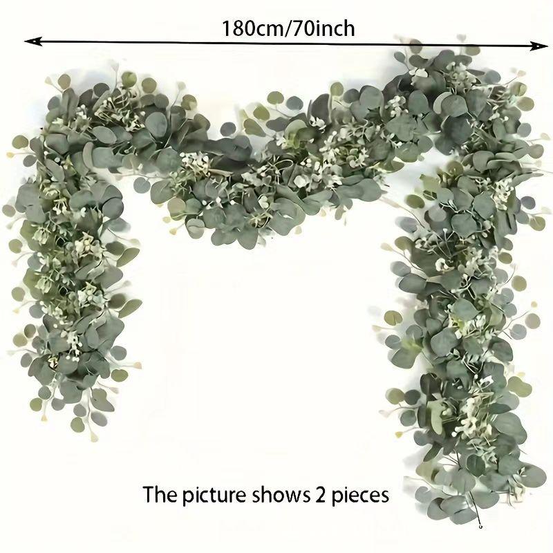 American Spring 180Cm Simulation Eucalyptus Vine Gypsy Eucalyptus Leaves Vine