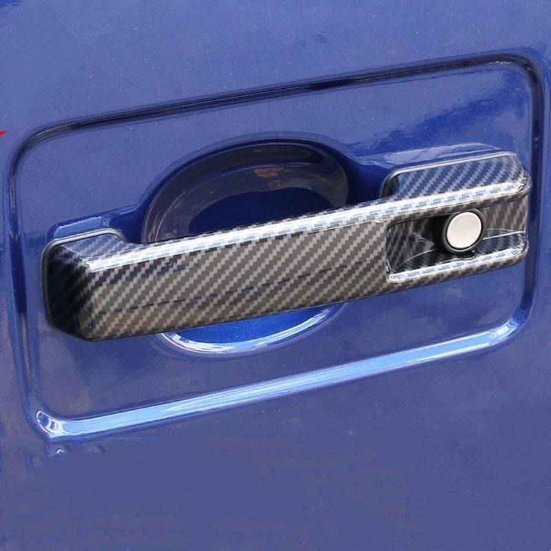 Carbon Fiber Car Door Handle Cover Stickers Styling Accessories For Mercedes-Benz G Class W463 W464 W465 G65 G55 G63 G500 G550