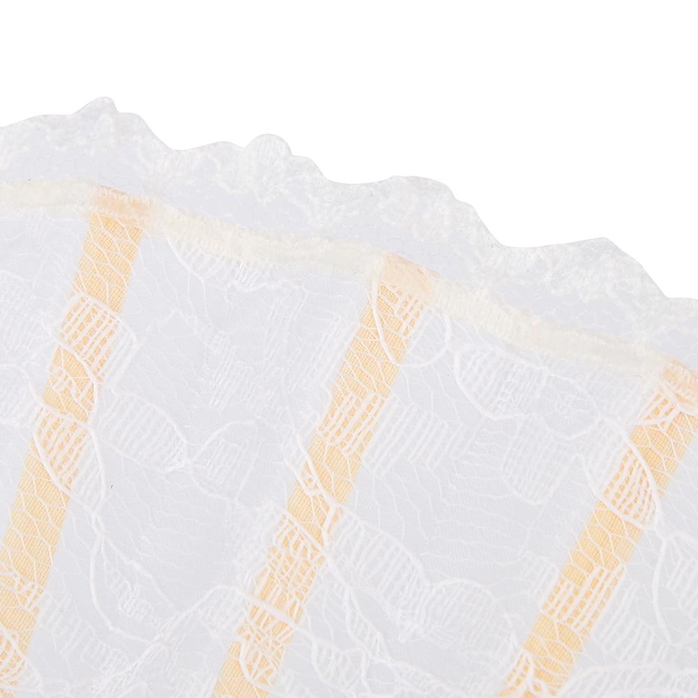 Folding Fan, Japanese Vintage Style Handmade Hand Fan Lace Fan For Decoration  (White)