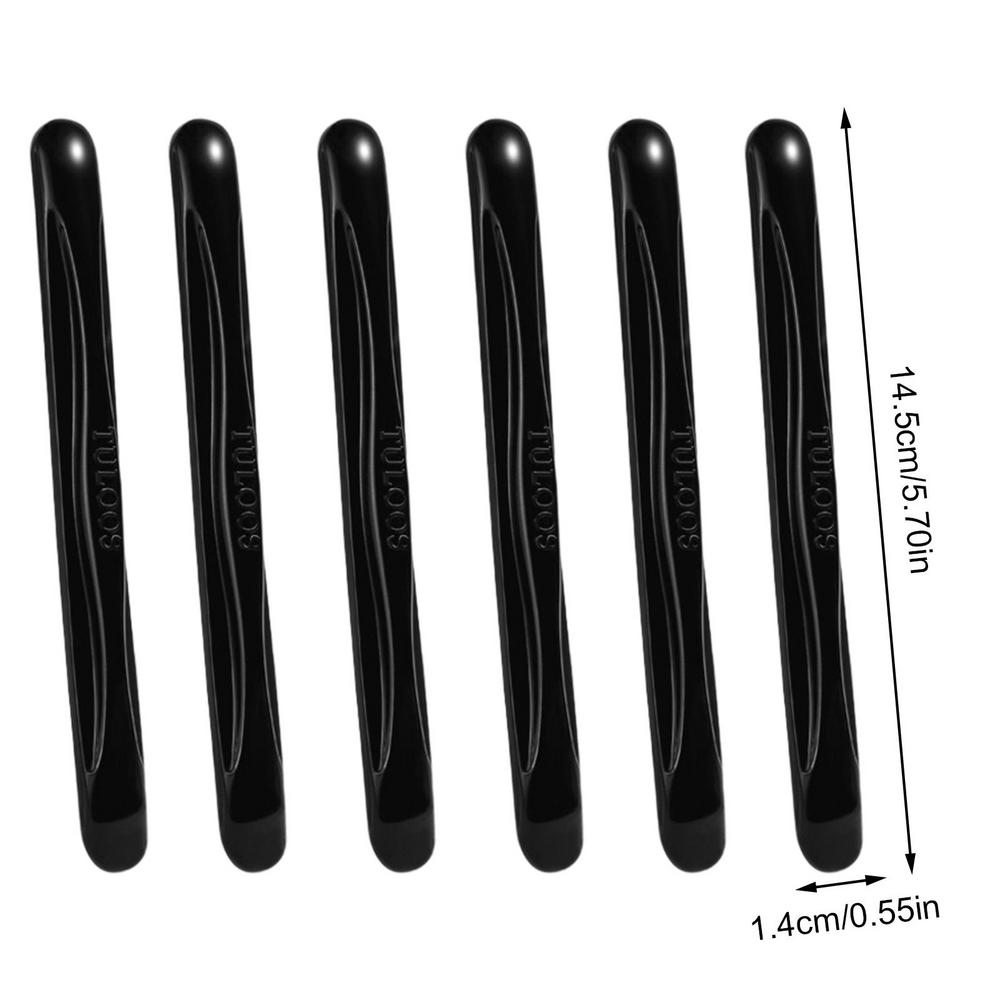 

6Pcs Protective Strip Car Side Doors Edge Protector Scrape Guard Bumper Guards Handle Cover Sticker Car Styling Emblem чёрный