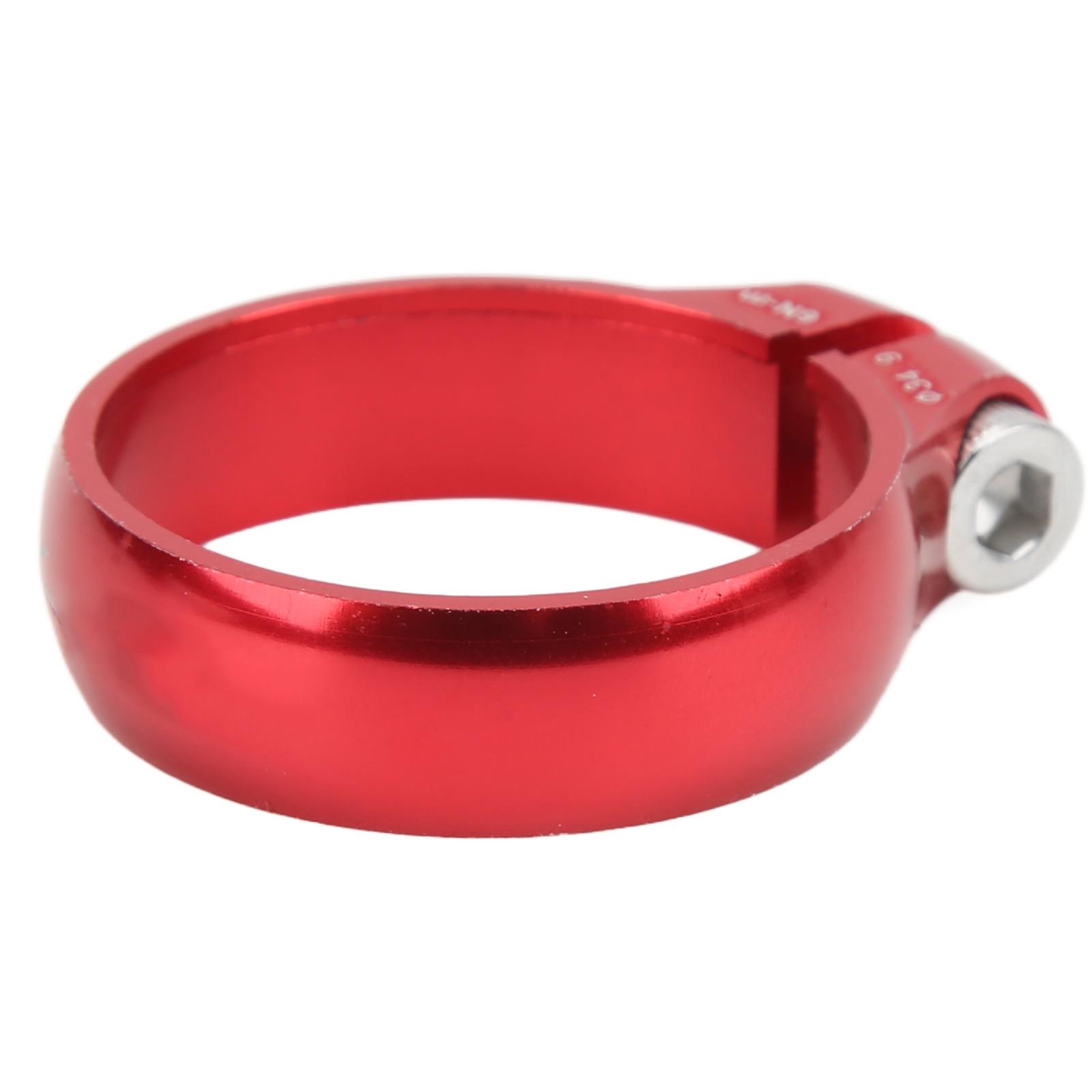 34.9mm Aluminum Alloy   Lock Seatpost Clamp Quick Release Mountain Bike Seatpost Clip