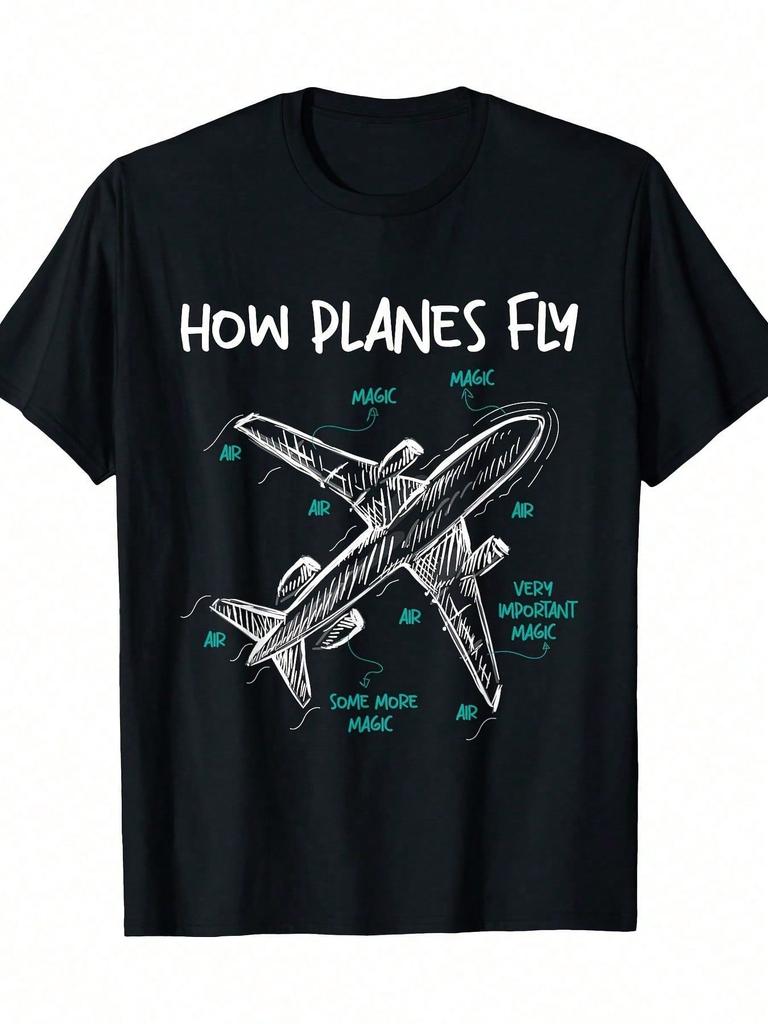 Aeronautical Engineer TShirt Aeronautical Engineering 100 Cotton for Aviation Enthusiasts Comfortable Cotton Crew Neck Short