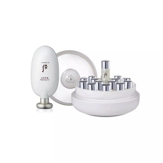 The history of whoo Gongjinhyang Seol Radiant White Ampoule 1.8ml ×16 + Brightening Peeling Gel 45ml