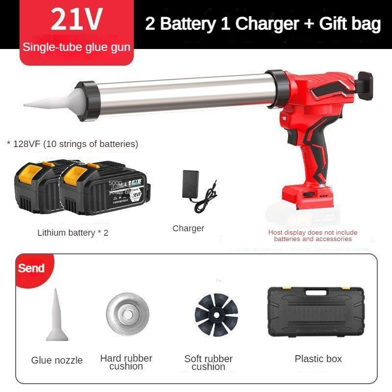 6-speed Adjustable Automatic Electric Glass Glue Gun Charging Hot Melt Glue Machine Household Portable Beauty Seam Power Tool