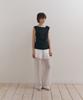 Loutaideu Sheer Layered Skirt Pants [White]