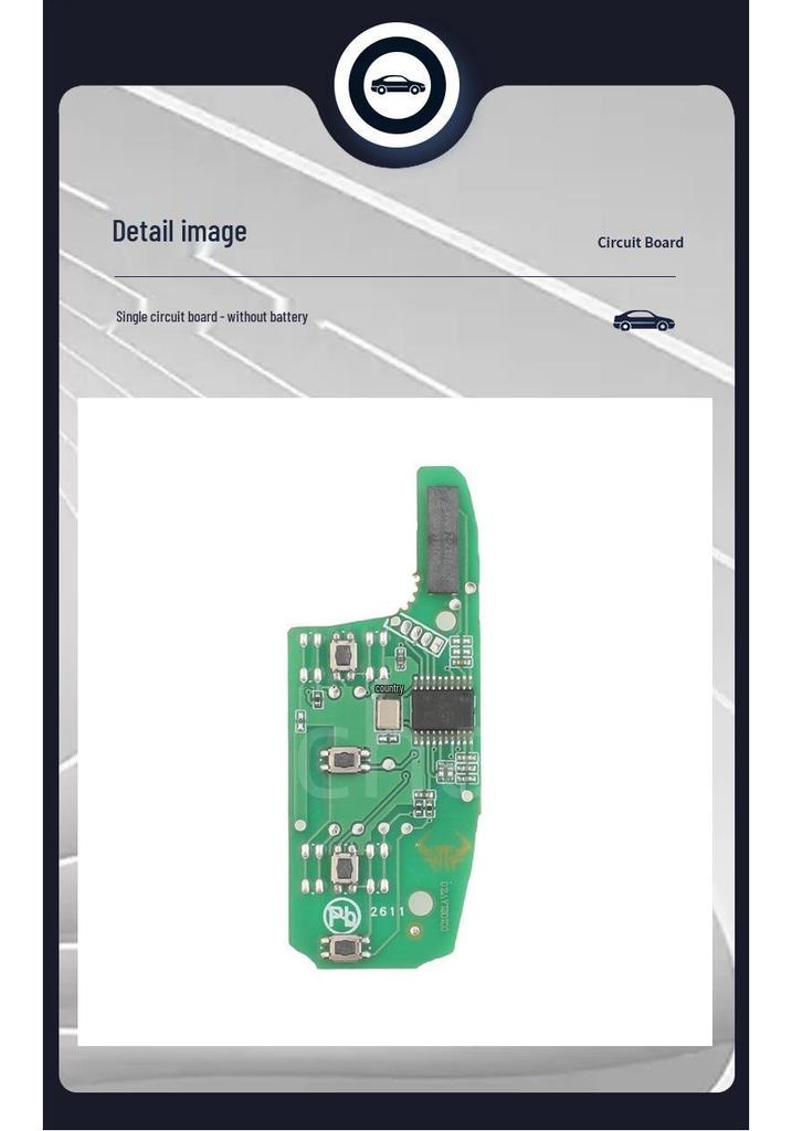 Buick, Opel, Vauxhall, Chevrolet Remote Key Circuit Board 315/433MHz ID46