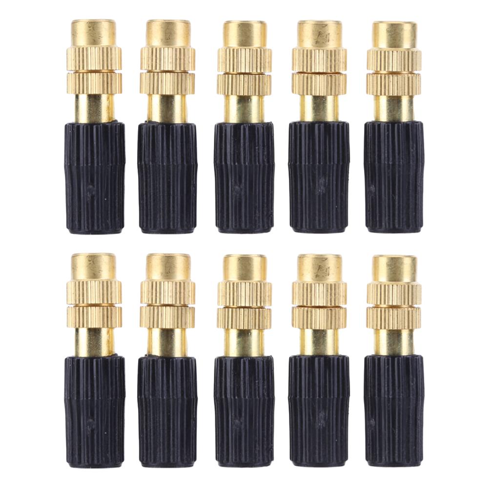 5-10PC Adjustable Copper Atomizing Nozzle Garden Plants Sprinkler Mist Nozzle Atomizer Fogging Cooling Automatic Watering System