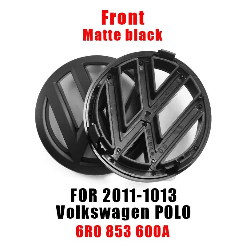 Volkswagen 120mm 110mm Car Emblem Logo Hood Front And Rear Tail Mark Rear Badge 6R0853600A Accessory For VW Polo 2011 2012 2013 He4
