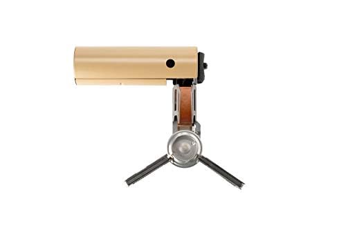 Snow Peak HOME & CAMP Burner, Khaki, GS-600KH, Tabletop Gas Stove, Compact, for Outdoor Camping, BBQs, and Cooking (Sticker Included)