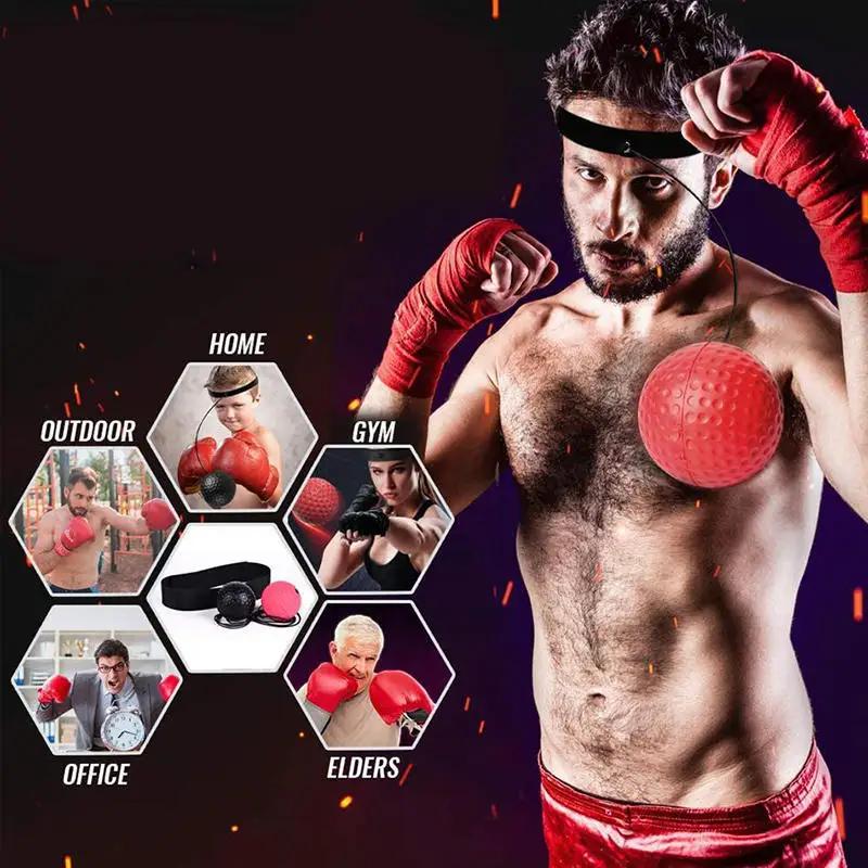 Elastic Headband And  Ball Headband Style Boxing Speed Ball For Adult Children's Sports Rebound Reaction Balls