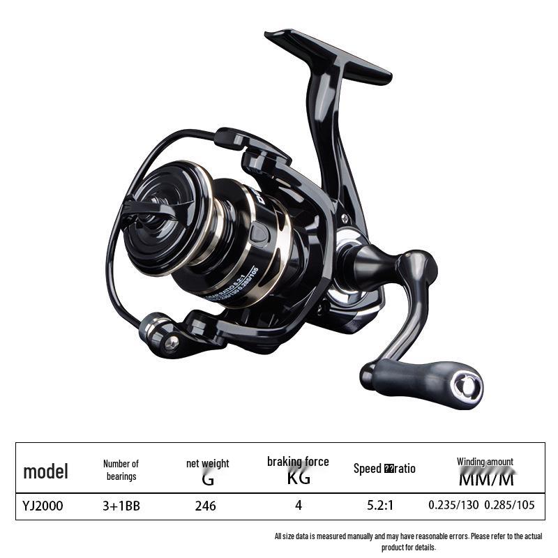 

Blue Boat Long Cast Metal Spinning Fishing Reel for Sea and Rod Use