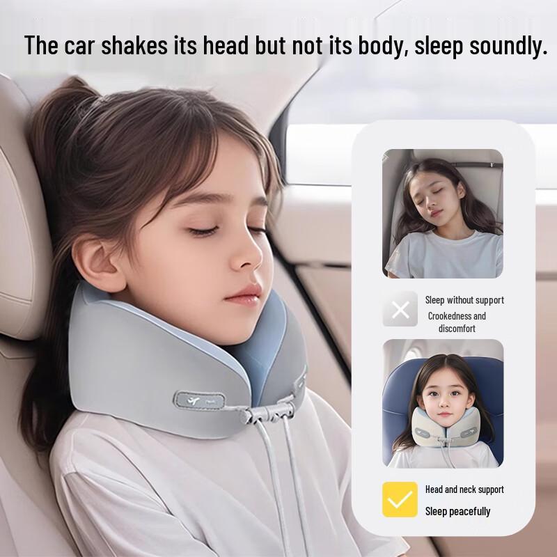 Ousen Children's Travel U-shaped Memory Foam Neck Pillow
