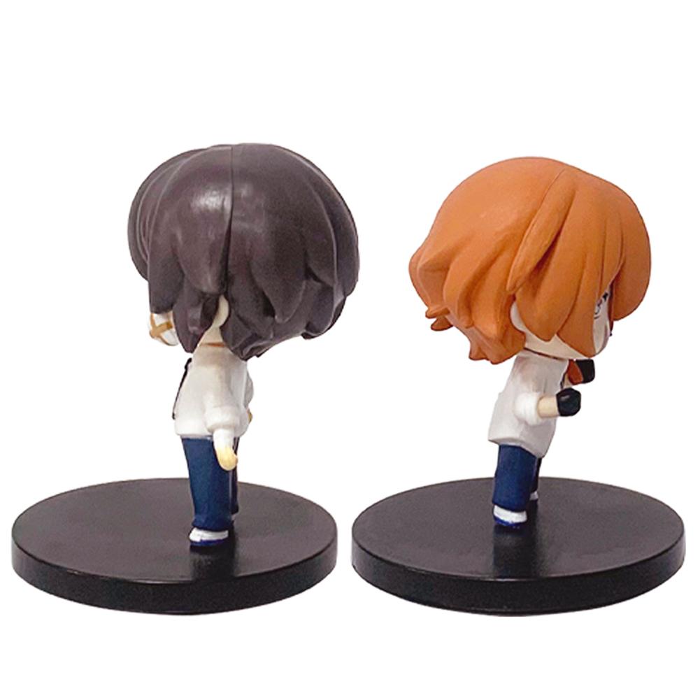 BSD Anime Figure Dazai Osamu Nakahara Chuuya Action figure Dazai cute Q edition figure PVC Model doll Room Decor Collection Gift
