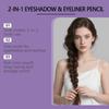 Zephoco Doppelseitiger Lidschatten-Eyeliner-Stift Rose Beerenrot Natürliches Augen-Make-up Seidig Glattes Farbergebnis Langanhaltend