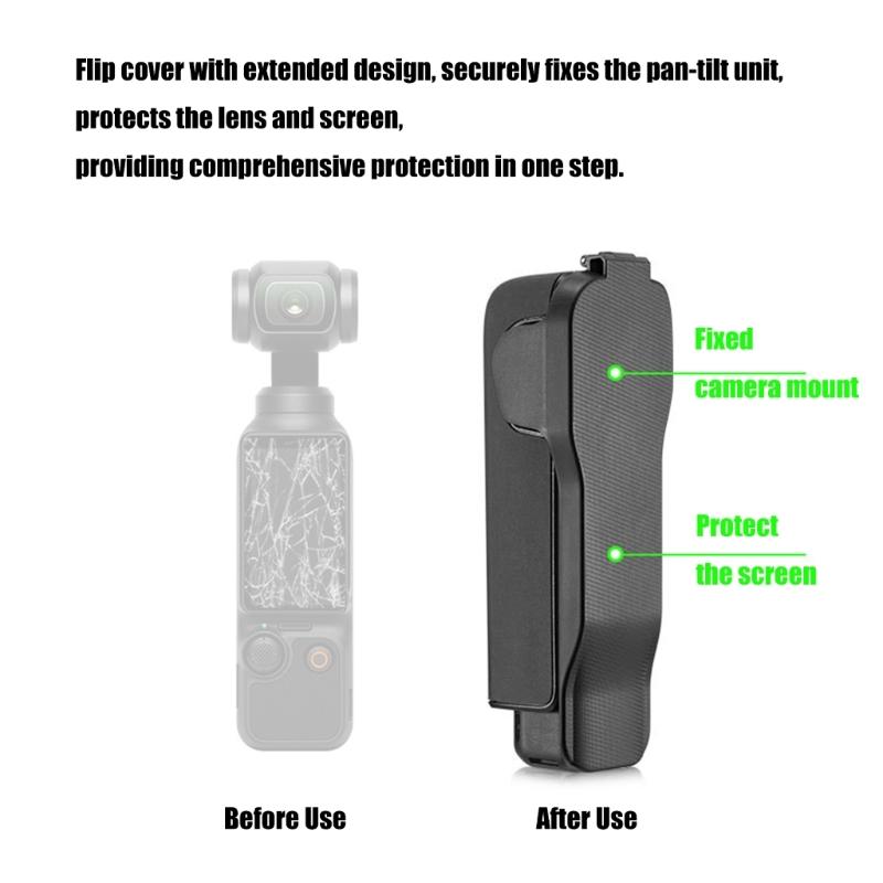 Durability Camera Cover With Impact Resistance Compactly Portable Structure for Pocket 3 Camera Protective Case Shell