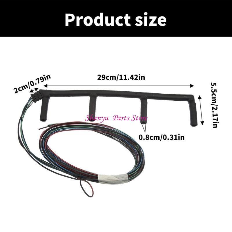 Auto Glow Plug Wiring Harness Engine Heater Cord Replacement Suitable for Golf 038971782C 904-417 V10830116 84554003001 R6FB