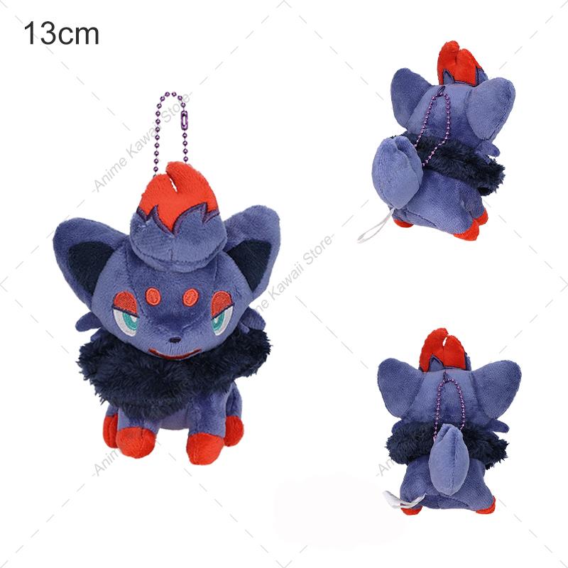 Mimikyu Gastly Bulbasaur Hisuian Zorua Kawaii Plush Toy School Bag Backpack Pendant Key Ring Small Doll Birthday Gift