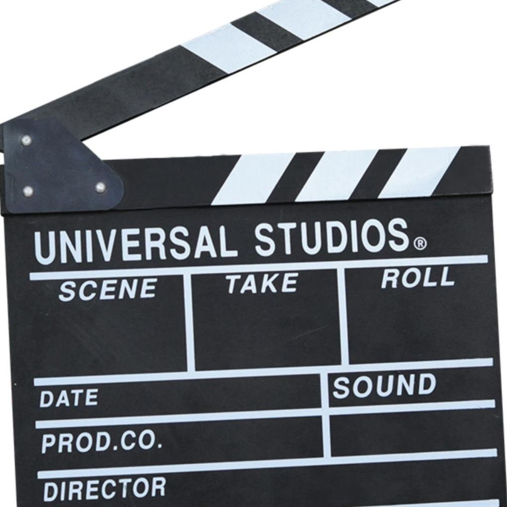 Film Clapperboard Prop: Movie Shooting Director's Slate Ornament