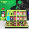 ATiC Soft Case for Switch OLED Card Storage Holds 24 Switch Games and 24 Micro SD Cards Game Card Storage Easy to Splatoon 3 Yellow Green