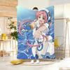 Anime Figure A-ARIAA Throw Lightweight 240g Flannel Blanket Soft Skin-friendly for Summer Cooling