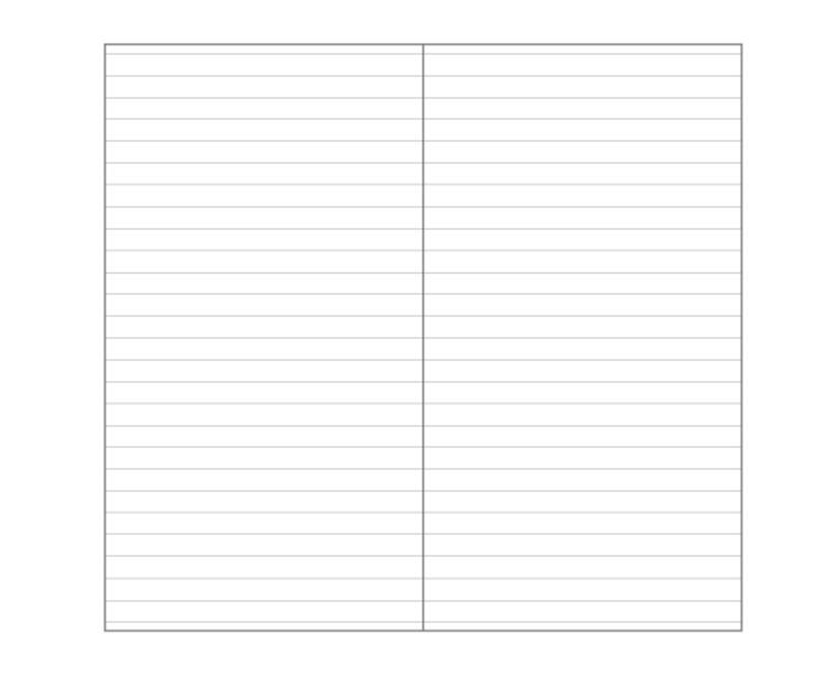 15Sheets Carft Refill Spiral Binder Inner Page Line Blank Craft Grid Inside Paper Stationery