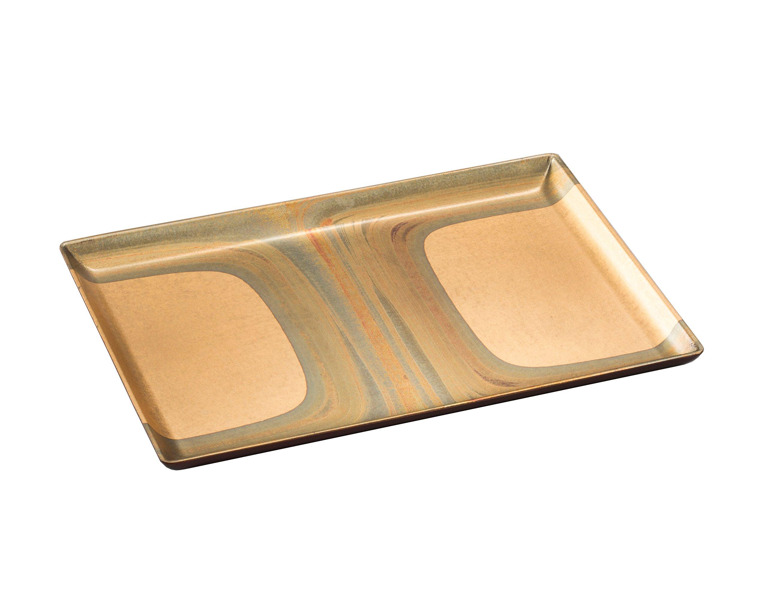 

Поднос Hakuichi из золотой фольги, любимый поднос 195×135×15 мм A131-02002