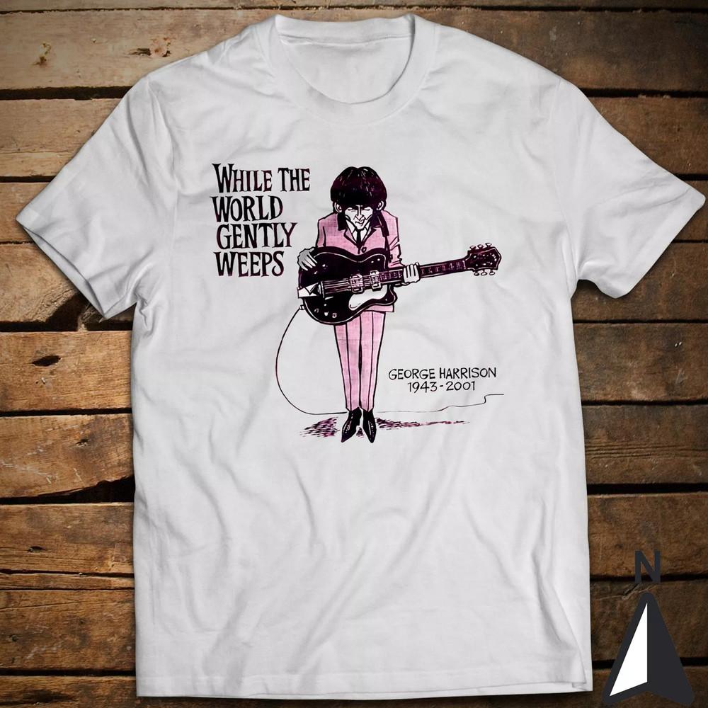 George Harrison TShirt While My Guitar Gently Weeps The Concert MM1122 Unisex T-Shirt XXXL