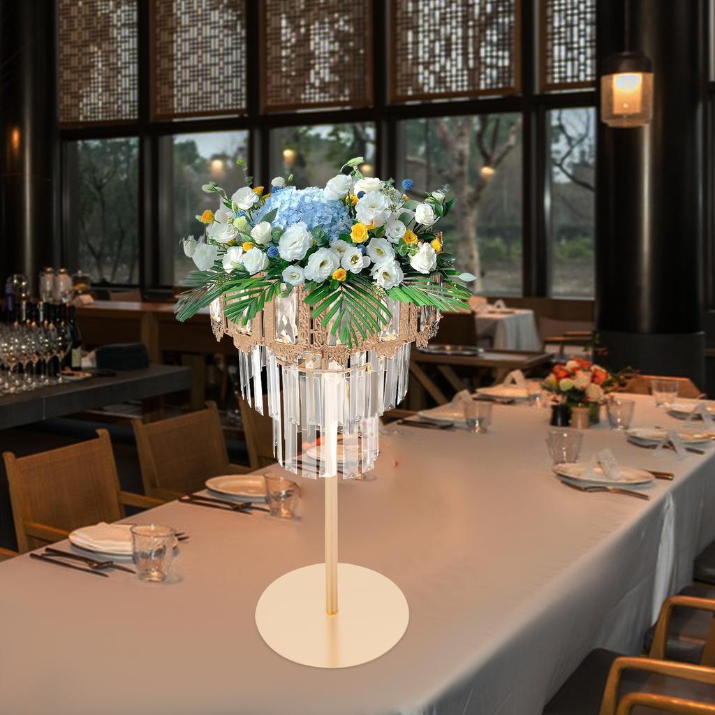 Modern Flower Stand Centerpiece, Elegant Floral Display Holder for Wedding Party Decor, Supports 6.61 Lbs, Durable Tabletop Vase