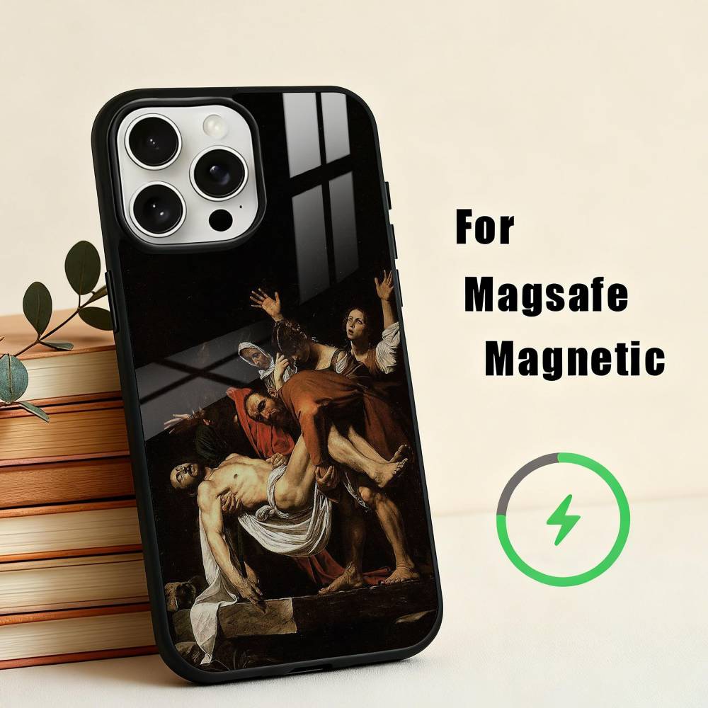 C-Caravaggio-O P-Painting-G Phone Case For iPhone 17,16,15,14,13,12,Plus,Pro,Max for Magsafe Magnetic Wireless Charging