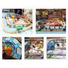 Wooden Track Magnetic Train Toy Wooden Track Scene Accessories Garage Parking Combination Assembled Children's Toys PD53