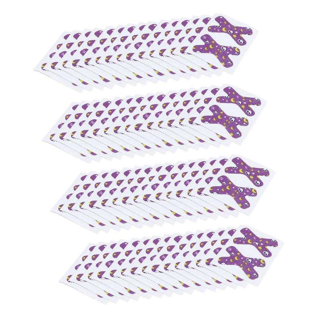 120 szt. Taśma przeciw chrapaniu w kształcie X Kreskówkowa przeciw oddychaniu przez otwarte usta Fizyczne zamknięcie ust Plaster na usta przeciw chrapaniu na podróże służbowe