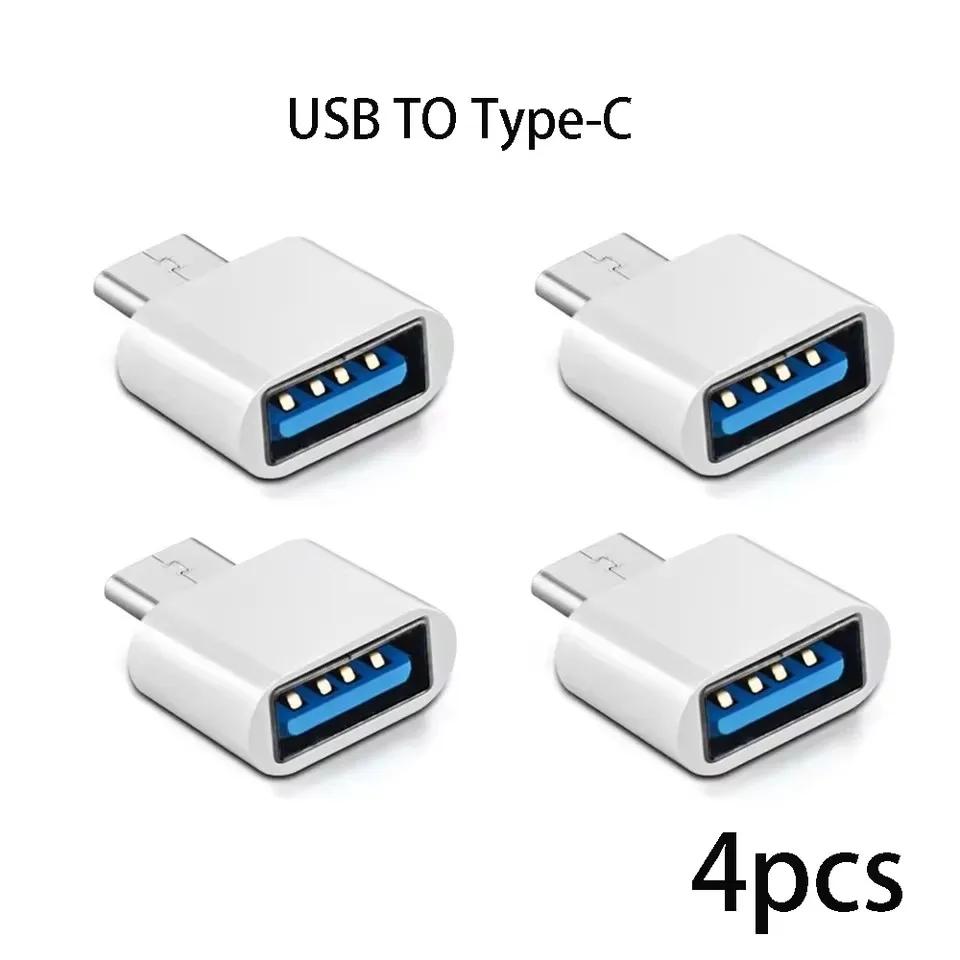 USB 3.0 Typ-C auf USB 2.0 OTG Adapter für Samsung Huawei Xiaomi Honor Redmi OPPO OnePlus Android Handy Datensynchronisation USB-C Konverter