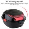 Aumotop 28L Motorcycle Tail Box Rear Trunk Large Capacity Motorbike Luggage Storage Case Waterproof