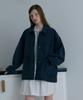 Jucyjudy J Oversized Half Black Denim Jacket Jyjk621C