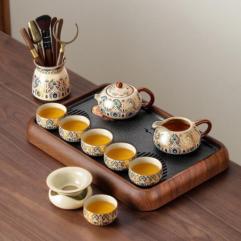 Youluo 2026 Luxury Ru Kiln Kung Fu Tea Set
