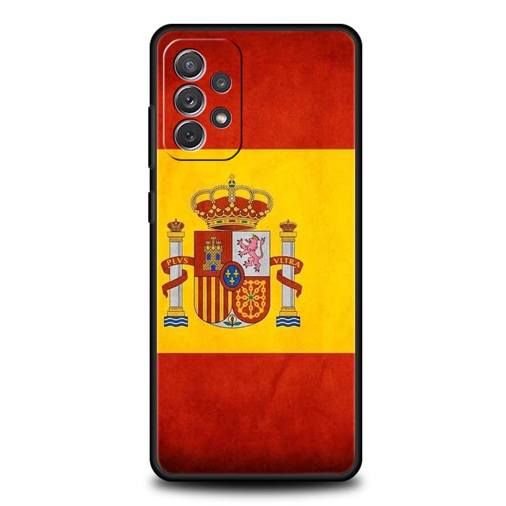 Spain Bull Flag Phone Case For Samsung Galaxy A17 A07 A55 A35 A25 A15 A05s A33 5G A31 A23 A21s A13 A41 A73 A53 A51 A71 A03 Cover