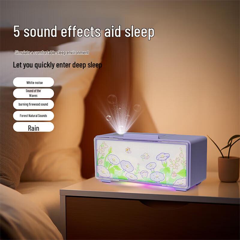 Aroma Bluetooth Speaker & Ambient Night Light with Wireless Charging