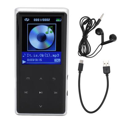 Odtwarzacz MP3 HD Redukcja Szumów HiFi Pojedyncza Pętla Radio FM Wbudowany Głośnik HD Dyktafon Mini