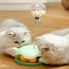 Cat Puzzle Food Leaking Ball Toy Cat Dog Interactive Treat Leaking Toy Slow Cat Dog Feeder Cat Turntable Toys Pet Supplies