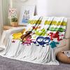 1PC Custom Name Babblarna Patterned Flannel Blanket Suitable For All Seasons for Home Decor Warmth and Comfort Gifts Holiday Present