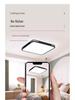 Modern 2025 LED Ceiling Light - Super Bright, Eye-Friendly for Bedroom, Study & Dining Areas