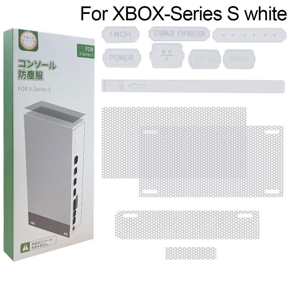 1 Set Filtro a Rete Antipolvere Durevole Tappo Jack Kit Coperchio Per Xbox Series X/S Accessori Console Spina in Silicone Antipolvere