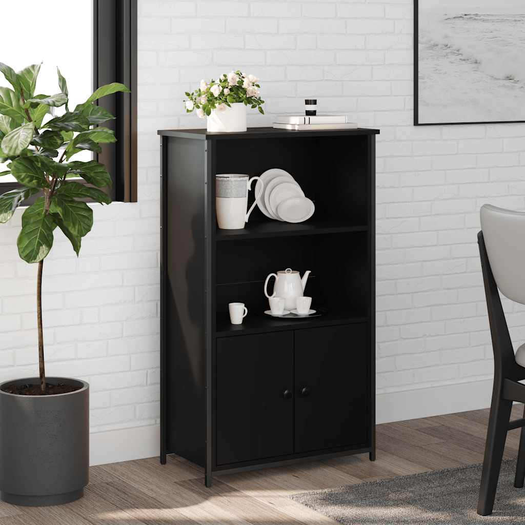 Highboard Black 62 x 32 x 103.5 cm Particleboard
