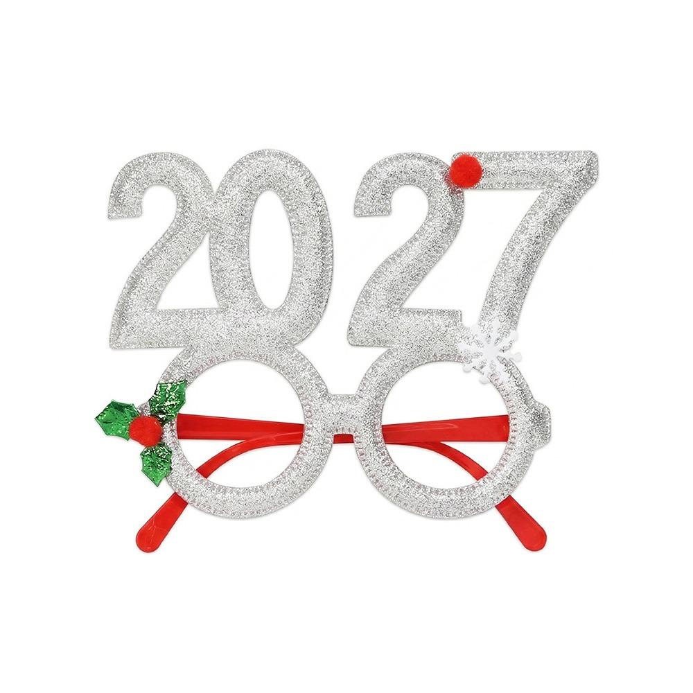 Cute 2027 Happy New Year Headband Sequin Star Strip Headwear Christmas Headpiece  Masquerade Party