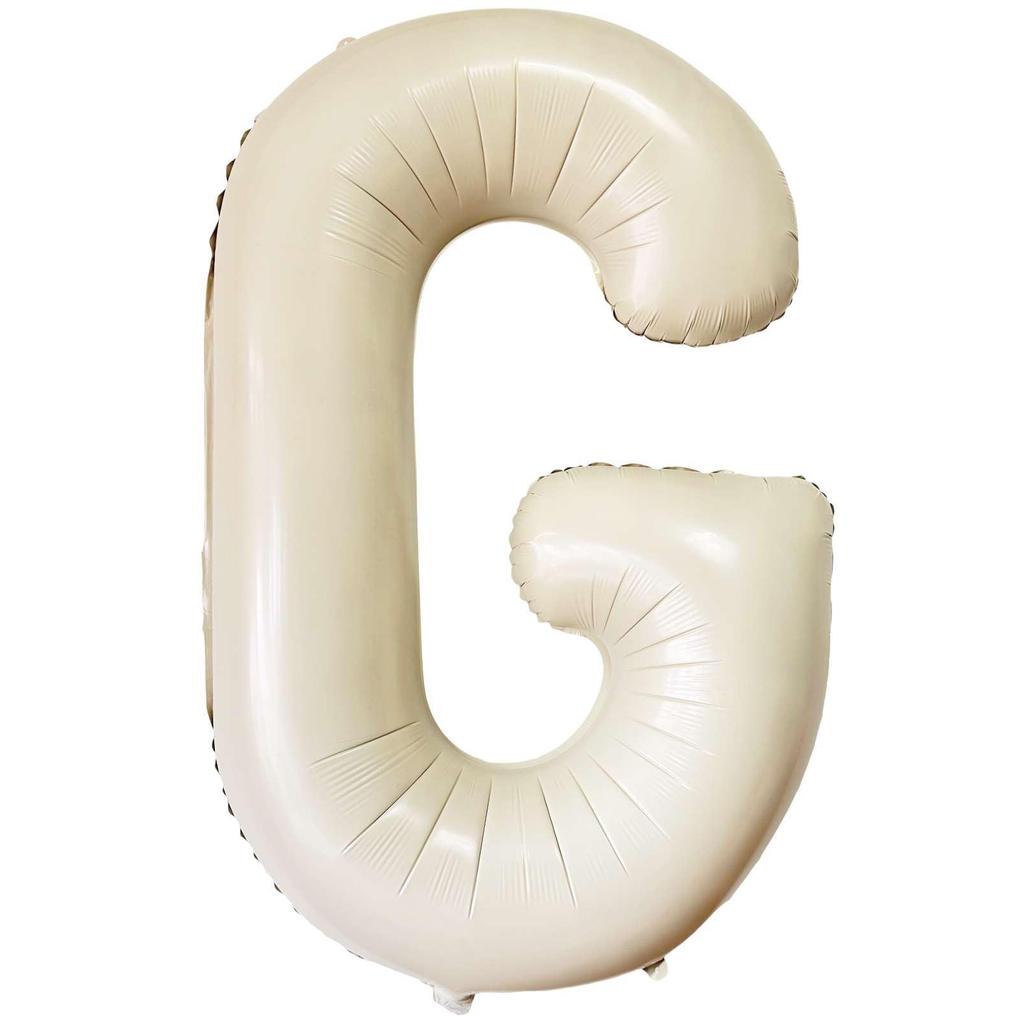 Baloane Gigante Albe Crem de 40 Inch Literele A-Z, Consumabile Petrecere de Ziua de Naștere Decorațiuni Eveniment Aniversar Alfabet