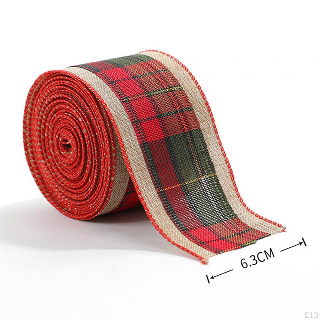 Christmas Ribbon DIY Fashion Present Wrapping Multipurpose Xmas for