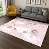 Cartoon Ballet Cute Girl Ballerina Carpet Rug for Bedroom Living Room Sofa Playroom Doormat Home Decor,Kid Area Rug Non-slip