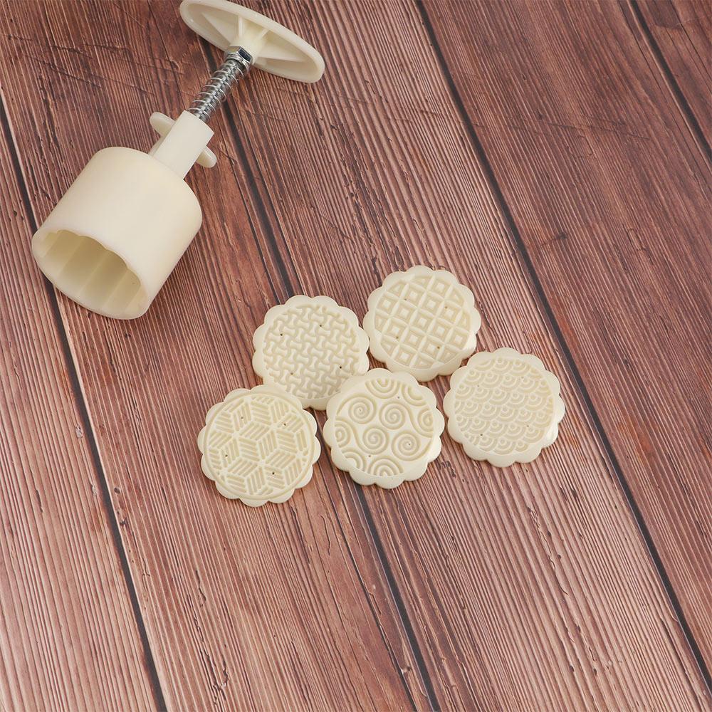 Geometric Pattern Kitchen Baking Ma'amoul Form Moon Cake Mould Mooncake Mold Cookie Stamp Cutter