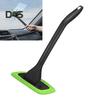 Windshield Cleaning Tool 16-inch Long Rod Window Wiper with 8 Replacement Cloth Pads Auto Window Cleaner Dirty Car Washing Brush for Cars Trucks RVs